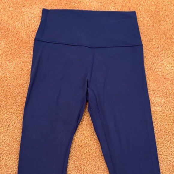 Lululemon Align Crop 19" High-Rise Yoga Leggings Blueberry Jam 6 - Picture 3 of 7